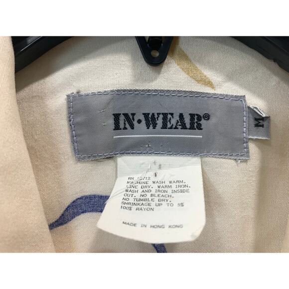 80s Rayon Shirt Colorful African Dancers Print | Women Short Sleeve | In Wear - Picture 10 of 10